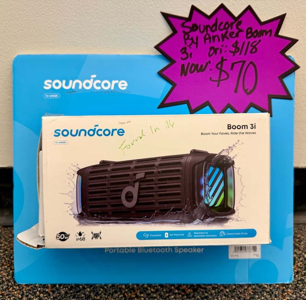 Soundcore by Anker Boom 3i Portable Bluetooth Speaker